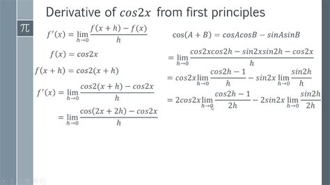 Free derivative calculator - differentiate functions with all the steps. . Derivative cos2x